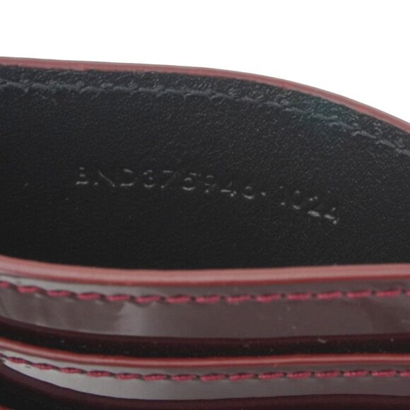 Yves Saint Laurent  Cassandra Leather Card Holder Burgundy - Picture 12 of 12